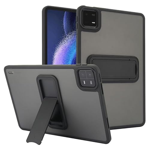 Schutzhülle für Xiaomi Mi Pad 6/6 Pro 27,9 cm (11 Zoll) 2023 mit Ständer, schlanke Passform, leicht, weich, hart, Polycarbonat, stoßfest, Tablet-Hülle, Schwarz von Xliamcp