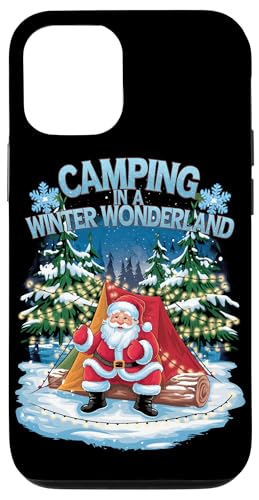 Hülle für iPhone 12/12 Pro Weihnachtsmann Camper Winter Camping Wonderland von Xmas Camping Lover Boys Girls Kids Men Women Tees