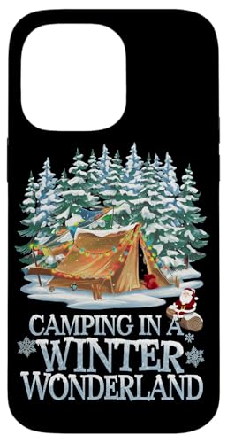 Hülle für iPhone 14 Pro Max Weihnachtsmann Camper Winter Camping Wonderland von Xmas Camping Lover Boys Girls Kids Men Women Tees