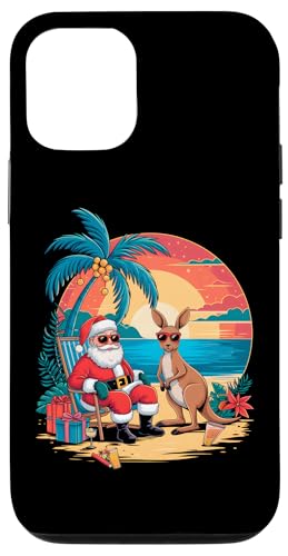 Hülle für iPhone 12/12 Pro Weihnachten Australien Kanguru Sunny Beach von Xmas Gifts