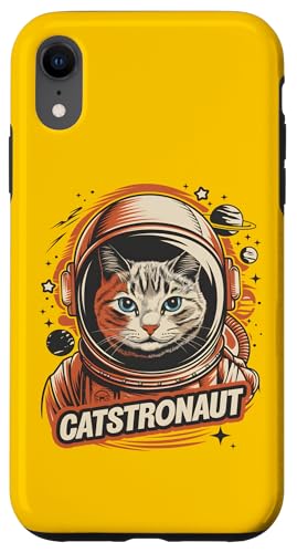 Hülle für iPhone XR Lustige Catstronaut Weltraumkatze Astronaut von Xmas Gifts