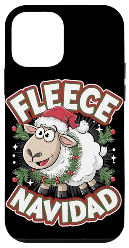 Hülle für iPhone 12 mini Lustige Weihnachtsmütze aus Fleece, Navidad Schaf, Nikolausmütze von Xmas Lover Matching Pajamas PJ Kids Men Women Tees