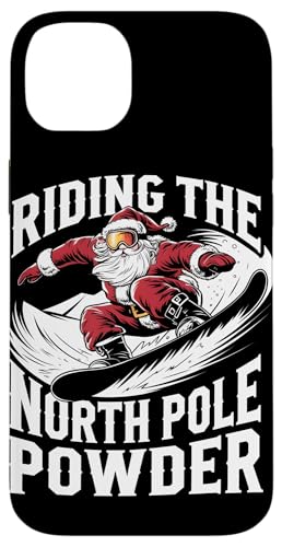 Hülle für iPhone 14 Plus Riding North Pole Santa Snowboarder Weihnachten Snowboarder von Xmas Winter Sport Lover Boys Girls Men Women Tees