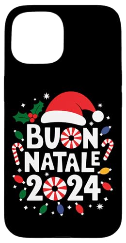 Hülle für iPhone 15 Frohe Weihnachten Italienische Familie Buon Natale 2024 Italien von XmasItalyFam