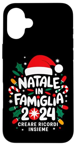 Hülle für iPhone 16 Plus Natale In Famiglia 2024 Frohe Weihnachten Italienische Familie Italien von XmasItalyFam