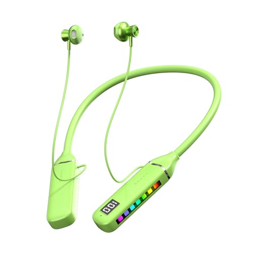 Bluetooth-Kopfhörer, kabellos, Nackenbügel, Bluetooth 5.3, magnetisches Design, wasserdicht, In-Ear-Kopfhörer zum Laufen, HD-Stereo-Sound, Bluetooth-Kopfhörer Sport von Xmenha