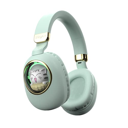 Bluetooth Kopfhörer Kinder Over Ear Wired mit Mikrofon für Schule Wireless Jungen Mädchen Noise Cancelling auf Ohr Bluetooth Headphones Kinder Headsets für iPad Kindle Handy PC Tablet Flugzeug Reisen von Xmenha