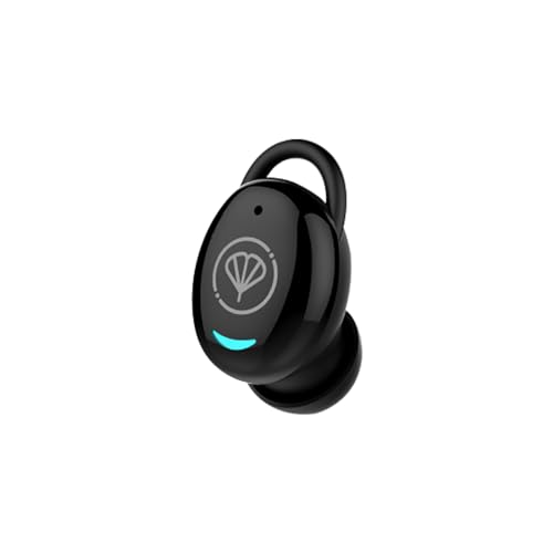 Einzelne unsichtbare Bluetooth Kopfhörer kabellos kleinst winzig versteckt Kopfhörer für Arbeit Mini Wireless Single Earbud Schlafkopfhörer Semi In-Ear Headset drahtlos Ohrhörer für kleine Ohren Tiny von Xmenha