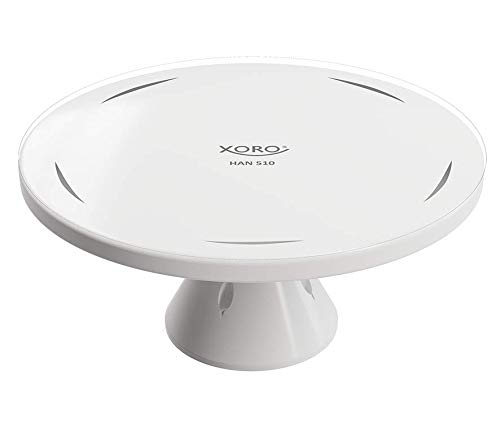 Xoro HAN 510 Venus DVB-T2 Caravan/Marine Antenne mit Verstärker und Rauschfilter, Weiss von Xoro