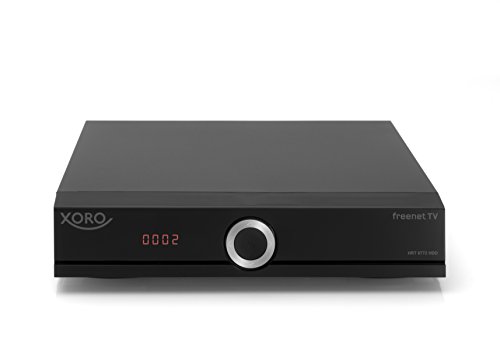 Xoro HRT 8772 HDD 2TB Full-HD DVB-T2 Receiver (HEVC H.265 TWIN Tuner, Freenet TV, inkl. 2TB SATA Festplatte, HDMI, USB PVR Ready, MiniSCART, 12V) schwarz von Xoro