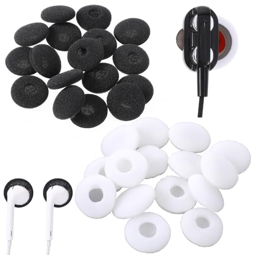 100 Pcs Schaumstoff Ohrhörer Ohrpolster Kopfhörer Polster Pad Ersatz Schwammabdeckungen Kopfhörerabdeckung Ersatzschwamm Weiche Textur für Kopfhörer Mp3 Mp4 von Xthrotsenk