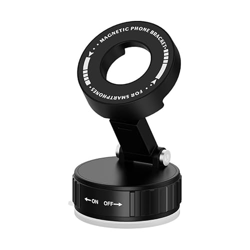 Magnetische Handyhalterung, Vakuum-Saugnapf-Handyhalter, 360°-Universal-Halterung, Armaturenbrett-Windschutzscheibe, stabile Saugnapfhalterung, Handyhalterung für Auto/Fitnessstudio/Spiegelrahmen Magnetische Handyhalterung, Vakuum-Saugnapf-Handyhalter, 360°-Universal-Halterung, Armaturenbrett-Windschutzscheibe, stabile Saugnapfhalterung, Handyhalterung für Auto/Fitnessstudio/Spiegelrahmen von Xzyden
