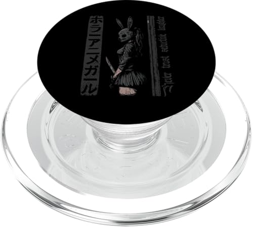 Anime Horror Bunny Aesthetic Soft Grunge Waifu Japanisches Mädchen PopSockets PopGrip für MagSafe von Y2K Alt Clothes Grunge Tees For Men & Women