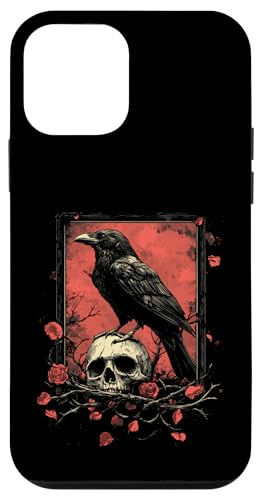 Hülle für iPhone 12 mini Raven Crow Y2K Grunge Ästhetischer dunkler Vogel Goth Schädel Gothic von Y2K Alt Clothes Grunge Tees For Men & Women