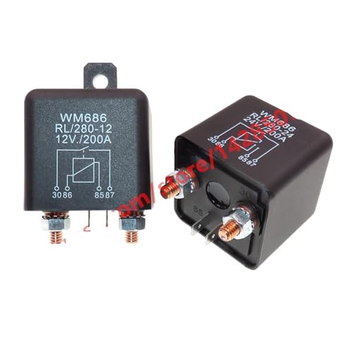 High power 200A/DC12V/24V/48V Relay 4 Pin For Car Auto Heavy Duty Install car continuous relay for Amp Style(12v) von Y63Z1Y0