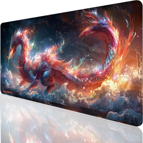 XXL Mauspad Gaming 1000x500x3mm - XXL Mousepad groß - Tischunterlage Large Size - Mauspad Gaming verbessert Präzision und Geschwindigkeit - auch für Schwarz Traum 4-P von YALNSENN