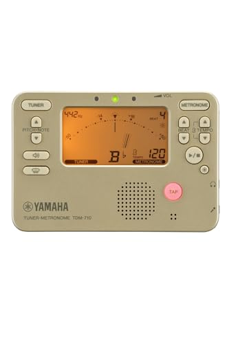 Yamaha TDM-710GL Stimmgerät Metronom Gold Tuner Metronom kann gleichzeitig mit Stimmgerät und Metronom für das tägliche Üben verwendet werden, Sound Back Funktion von YAMAHA