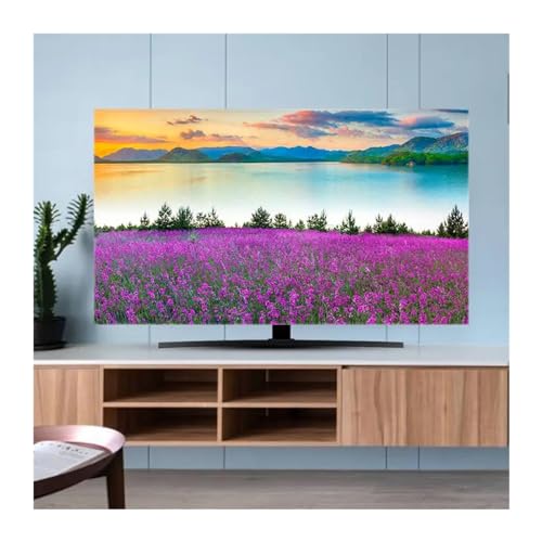 YANKUN TV Abdeckung TV-Abdeckung Staubschutztuch 32-70 Zoll Höhe Qualität Haushalt Hängender Desktop Gebogener TV Universal FüR Flacher Fernseher(05,37-39inch 93x60cm) von YANKUN