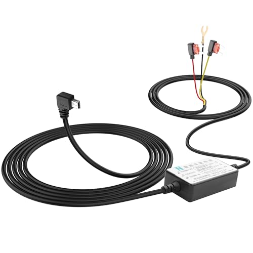 YAODHAOD USB Mini Dashcam Acc Hardwire Kit，12V/24V zu 5V, Sicherungshalter mit Niederspannungsschutz, 24Std Parkmodus für Autos Kamera GPS von YAODHAOD