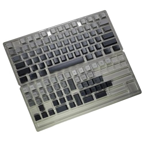 YAPAILANG 125Keys Original Höhe Farbsublimation Gradienten Tastenkappen oben/seitlich graviert für mechanische Tastaturen Tastenkappen von YAPAILANG