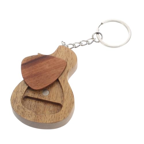 YARNOW 1Satz Holz Gitarre Plectrum Mit Schlüsselanhänger Und Aufbewahrungsbox Plectrum Holzfarbe Für Gitarristen Und Kreatives Für Musikliebhaber YARNOW 1Satz Holz Gitarre Plectrum Mit Schlüsselanhänger Und Aufbewahrungsbox Plectrum Holzfarbe Für Gitarristen Und Kreatives Für Musikliebhaber von YARNOW