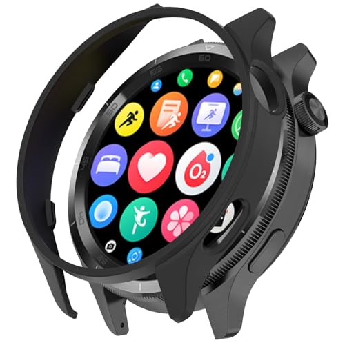 YAYIYY Hülle für Xiaomi Watch S4 eSIM/Xiaomi Watch S4,Harter PC, Ultradünn, Sturzsicher, Kratzfest, Smartwatch Schutzhülle.Schwarz von YAYIYY