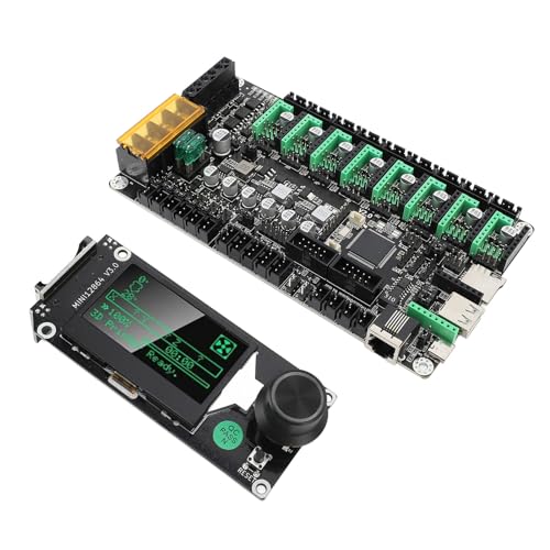 Monster8 V2 32Bit 8-Achsen-Motherboard mit LCD-Display F407-Steuerplatine mit TMC2209-Treiber für Makerbase MKS Monster 8, Large 3D-Drucker von YDuupxe