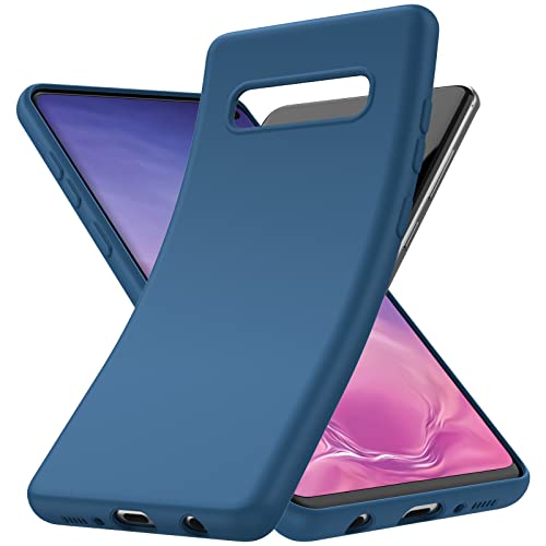 Blau Hülle für Samsung Galaxy S10 Plus, Stoßfest Schutzhülle, Weiches Silikon TPU, Extra Dünn, Handyhülle für Samsung Galaxy S10+ Blau von YESARMOR