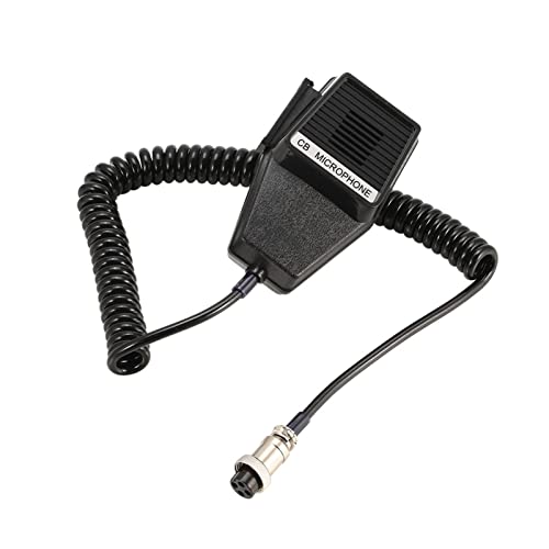 YESEFVXVT Cb. Radio-Lautsprecher Mikrofon Mikrofon Walkie-Talkie-Mikrofon for Cobra/Fit for Uniden Auto Walkie Talkie Cobra Lautsprechermikrofon von YESEFVXVT