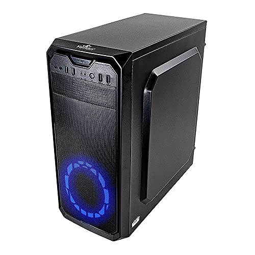 Yeyian Stahl 900 Gaming-Computergehäuse, Tower-PC, Acrylnitril-Butadien-Styrol (ABS), SPCC, Schwarz, ATX, Micro ATX, Zuhause/Büro (schwarz) von YEYIAN