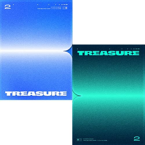 TREASURE [ THE SECOND STEP : CHAPTER ONE ] 1st Mini Album ( PHOTO BOOK. ) ( BLUE / GREEN - RANDOM Ver. ) ( CD+Pre-Order Item+Photo Book+Photo Card+2 Selfie Photo Card+Post Card+Sticker ) von YG Ent.