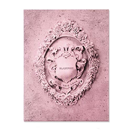 BLACKPINK 2nd Mini Album - Kill This Love [ PINK Ver. ] CD + Photobook + Photo Zine + Lyrics Book + Photocards + Polaroid Photocard + Sticker Set + On Pack Poster + FREE GIFT von YG Entertainment