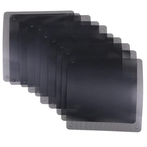 YGLONG Staubfilter Pc 10 stücke 120mm Computer PC Gehäuse Lüfter Magnetische Staub Filter Mesh Net Abdeckung Computer Schutz PVC Lüfter Antistaubgesichtsmaske Net von YGLONG