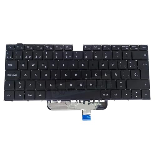 YGUWZ D15 Spanische Tastatur mit Hintergrundbeleuchtung, kompatibel mit D14 D15 BohL-WFP9 Bob-WAE9P Boh-WAQ9R Boh-WAQ9L 15 SP(Spanish No Backlit) von YGUWZ