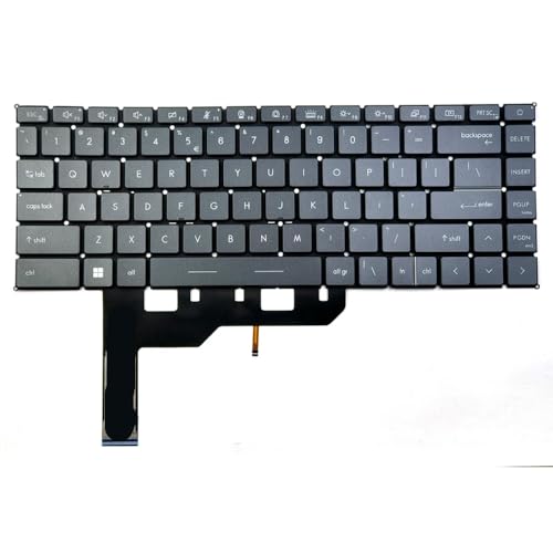 YGUWZ US-graue weiße Tastatur mit Hintergrundbeleuchtung, kompatibel mit Modern 15 A11M A11ML A11MU A11SB A11SBL A11SBU B14 B15 A11M A11MOT A11MT von YGUWZ