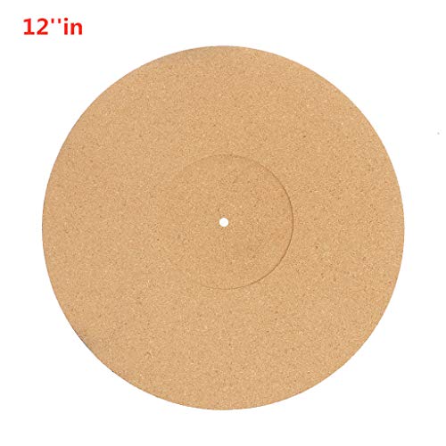 12 Zoll 3 Mm Kork Plattenpads Antistatik Für Matte Slipmat Für Plattenspieler Phonograph Record Player Accessorie von YHAILI