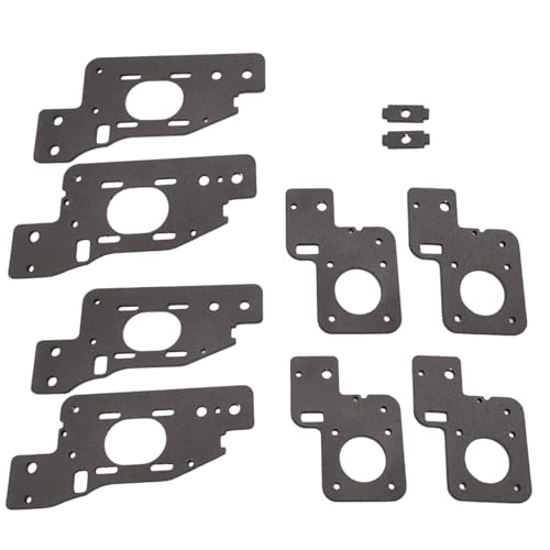 YHAILI Für 3D-Drucker, AWD-Aluminium, bearbeitetes AWD-Upgrade-Kits für 42 Schrittmotor-Montageplatten von YHAILI