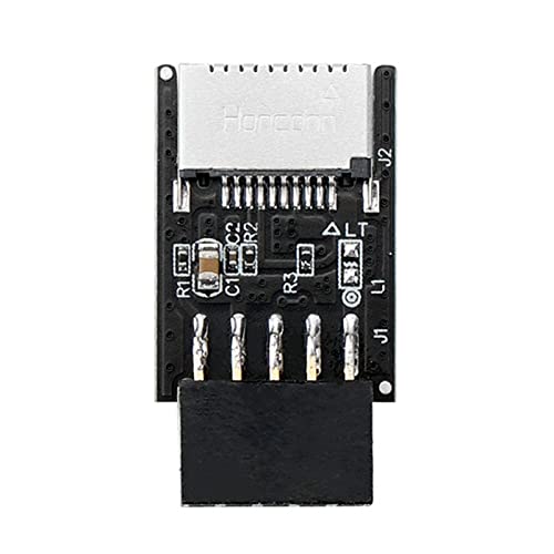 YHAILI Motherboard USB Type E Header Adapter USB 2.0 9Pin Buchse Extender von YHAILI