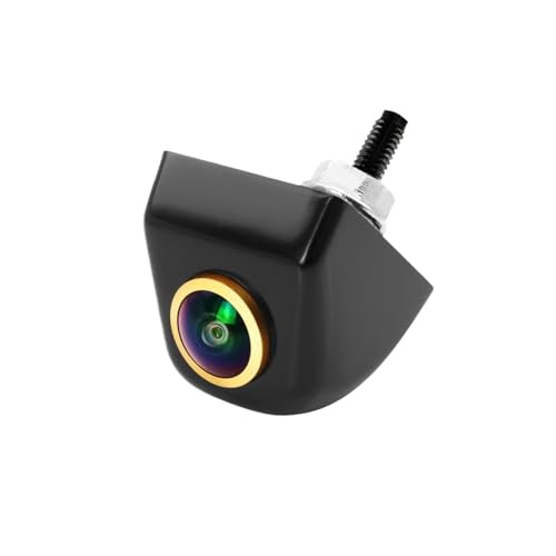 YHAINI Auto-Rückfahrkamera AHD 1296 * 1080P 180 Grad CCD Fisheye Objektiv Sternenlicht Nachtsicht Fahrzeug Vorne Rückansicht Kamera Auto für Rückfahrkamera(Three Control 1080P) von YHAINI