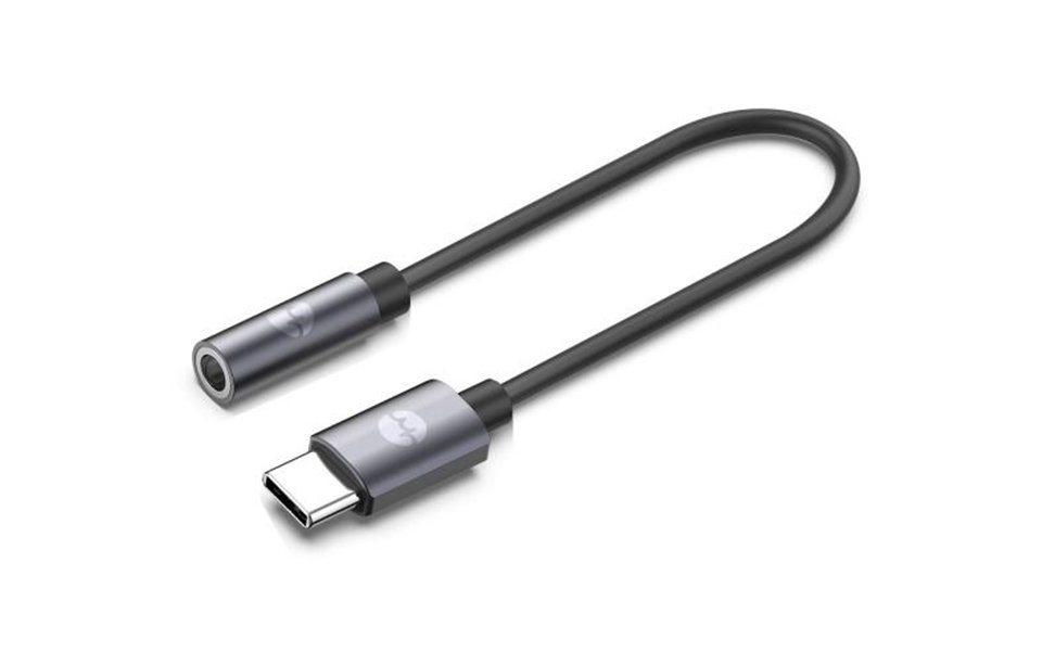 YHEMI USB-C auf auf 3,5 mm klinke Stereo Verlängerungskabel-0.1M Audio-Kabel, USB-C, 3,5-mm-Klinke (10 cm) von YHEMI