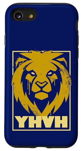 Hülle für iPhone SE (2020) / 7 / 8 IHVH Jehova Lion Judah Tetragrammaton Hebräisch von YHWH Jewish Art