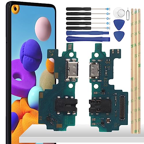 YHX-OU 6.5'' Ladebuchse Für Samsung Galaxy A21S SM-A217F Dock Connector Port Charger USB Type-C - LadePort Mikrofon Audio Jack Flex Kabel + Installationswerkzeug YHX-OU 6.5'' Ladebuchse Für Samsung Galaxy A21S SM-A217F Dock Connector Port Charger USB Type-C - LadePort Mikrofon Audio Jack Flex Kabel + Installationswerkzeug von YHX-OU