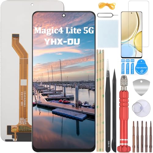YHX-OU Schwarz Display Für Honor Magic4 Lite 5G Honor Magic4 Lite Any-LX1 Any-LX2 Any-LX3 LCD Display Touchscreen Ersatz Bildschirm Glas Assembly 6.81'' mit Werkzeug+1 Stück Schutzfolie YHX-OU Schwarz Display Für Honor Magic4 Lite 5G Honor Magic4 Lite Any-LX1 Any-LX2 Any-LX3 LCD Display Touchscreen Ersatz Bildschirm Glas Assembly 6.81'' mit Werkzeug+1 Stück Schutzfolie von YHX-OU