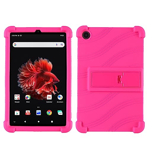 YIFENGXING Hüllen für Alldocube iPlay 50 Mini Tablette 8.4 Zoll Einteilig Weich Silikonhülle mit Ständer Fall Schutz Ultra Schlank Schale (Rosa) von YIFENGXING