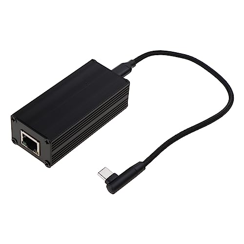 YIGZYCN PoE Zu Typ C Konverter 48V PoE Zu USBC Ethernet Adapterkarte 10/100Mbps PD3.0 1500V Hochspannungsisolierung von YIGZYCN