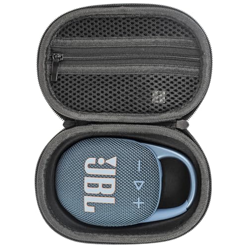 YIIWAY Harte Tasche Hülle Kompatibel mit JBL Clip 5 Tragbarer Bluetooth-Lautsprecher, Schutzhülle Case Tragetasche, Nur Tasche - Schwarz YC80003 von YIIWAY