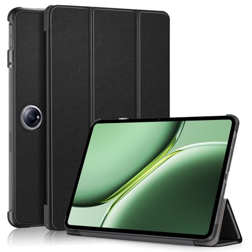 YIIWAY Kompatibel mit OnePlus Pad Pro 12.1" (2024) Hülle, Schwarz Dünn Tablet Handyhülle Schutzhülle Case mit Auto Sleep/Wake Funktion und Standfunktion YW55486 von YIIWAY