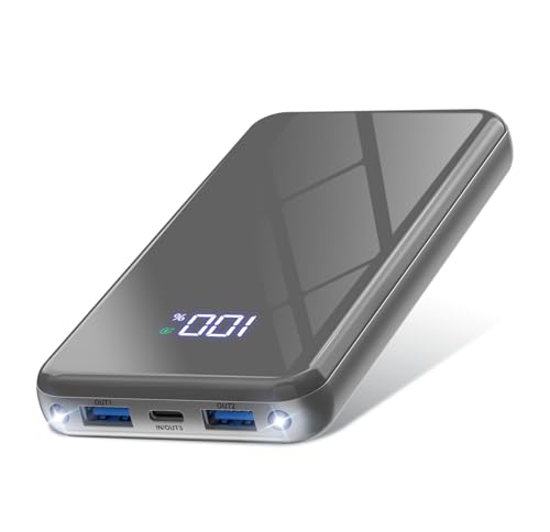 YILANS Power Bank, 22,5W Powerbank 20000mAh PD 3.0 PD 3.0 QC 4.0 Externe Handyakkus with LED Display, Kompatibel mit iPhone 16 15 14 13 12 Pro Max Samsung iPad Huawei (Dark Gray) von YILANS