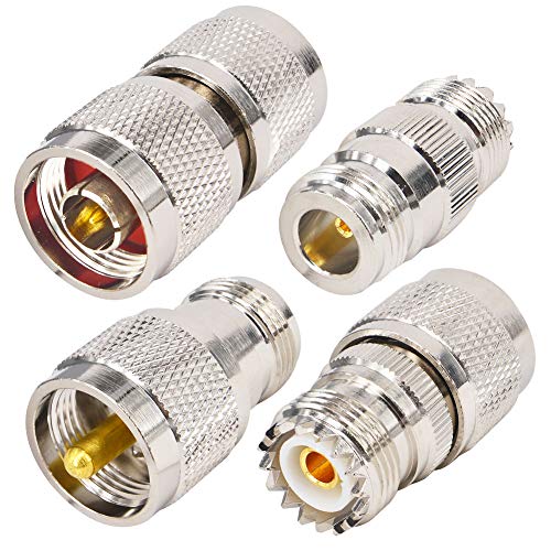 YILIANDUO RF Koaxialadapter kit N zu UHF PL-259 SO-239 Stecker Buchse Gerade Koax Adapter für SWR Repeater WiFi Antenne Repeater Funksignal YILIANDUO RF Koaxialadapter kit N zu UHF PL-259 SO-239 Stecker Buchse Gerade Koax Adapter für SWR Repeater WiFi Antenne Repeater Funksignal von YILIANDUO