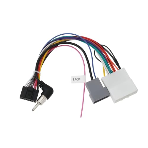 YINETTECH 1 x 20-poliger Android-Autoradio-Kabelbaum-Adapter, 16-poliges ISO-Stereo-Kabel mit Antennenstecker, kompatibel mit Nissan Sunny 2012–2016, kompatibel mit Nissan Sylphy 2012–2016 von YINETTECH